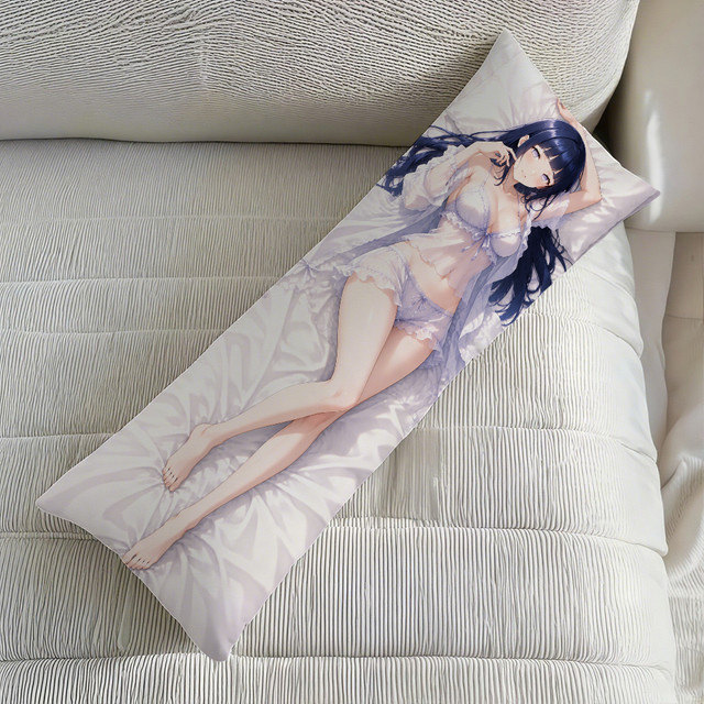 Naruto Hyuga Hinata Anime Dakimakura Kissenbezug, rechteckiger Körperkissenbezug für Sofa und Wohnzimmer, Breite: 51 cm, Länge: 137 cm - Bild 1