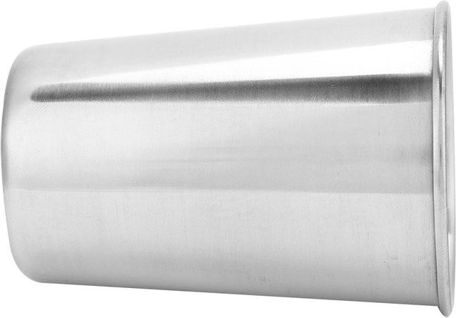Fishine 4er Set Tragbare Edelstahlbecher für Outdoor und Camping in Weiß und Silber - Bild 1