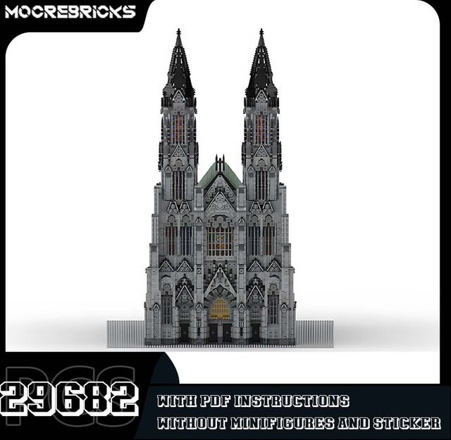 MOCREBRICKS Kölner Dom, Bausatz, Architektur-Modell - Bild 1