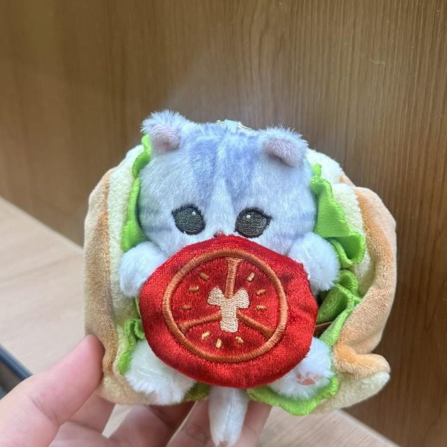 Mofusand Cartoon Bäckerei Plüschtier Puppe, Katze, ab 18 Jahren - Bild 1