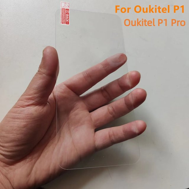 Schutzfolie aus gehärtetem Glas für Oukitel P1 Pro und Oukitel P1, 6,7 Zoll, transparent, 3 oder 5 Stück - Bild 1