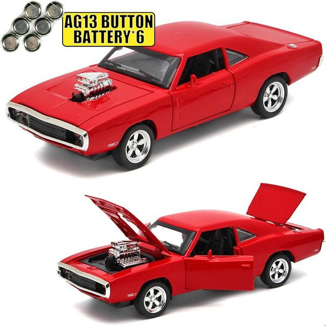 Dodge Charger 1970 RT, Modellauto, 1:32, rot, Metall, ab 14 Jahren - Bild 1
