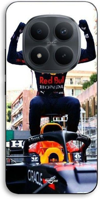 Handyhülle MANIACASE für Xiaomi Redmi Note 15 Pro 5G Max mit Max Verstappen Design aus Silikon TPU in Schwarz - Bild 1