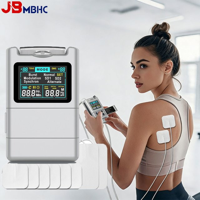 JBMBHC Digitales TENS-Gerät EMS-Massagegerät, Unisex - Bild 1