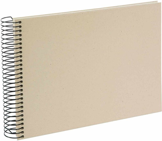 naturLiebe Spiralalbum Braun mit 40 weißen Seiten, B: 24 cm, H: 17 cm - Bild 1