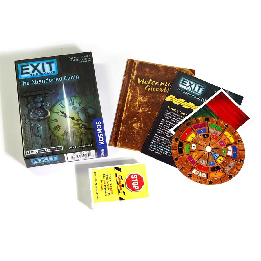 EXIT The Abandoned Cabin, Escape-/Krimispiel, Strategiespiel, 1–4 Spieler - Bild 3