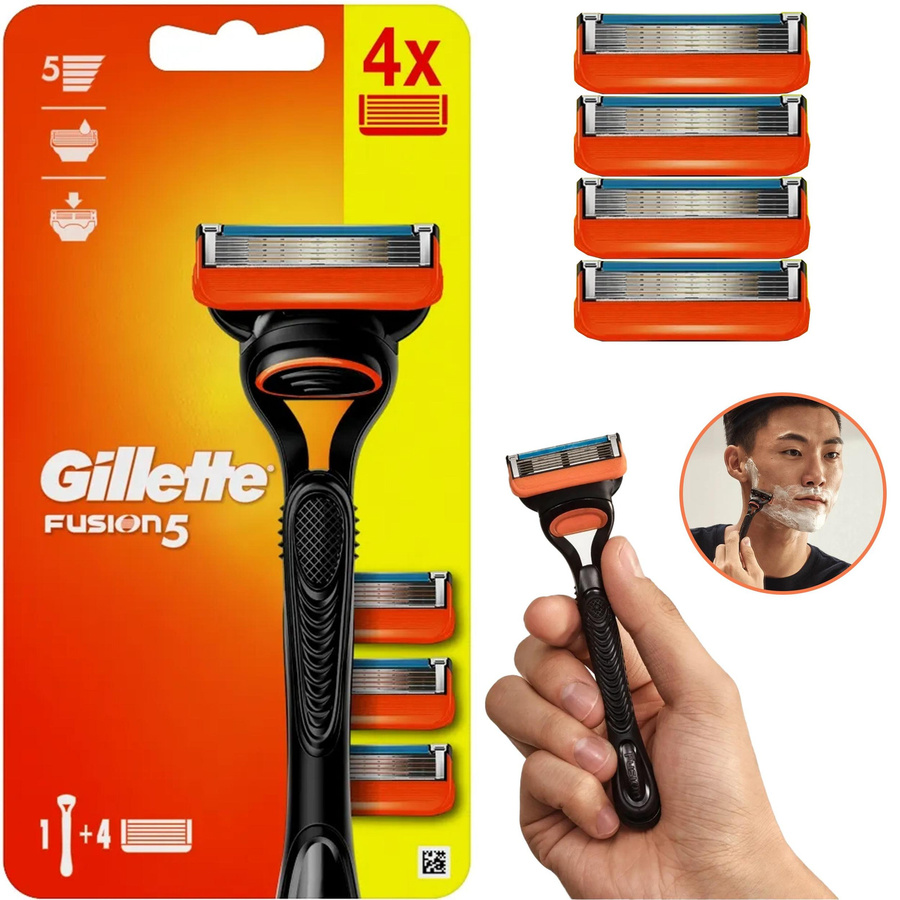 Gillette Fusion5 Rasierer für Männer, 4 Ersatzklingen - Bild 2