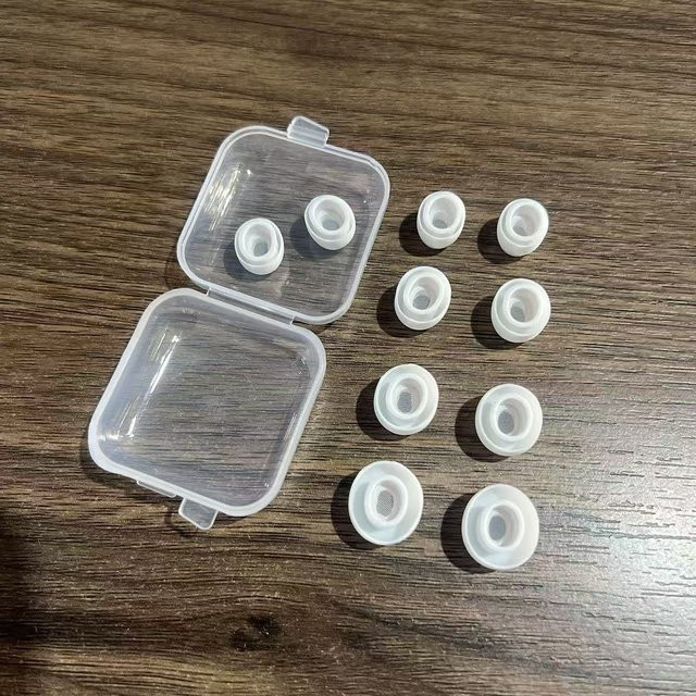 Silikon-Ohrstöpsel für Apple AirPods Pro 3, 5 Paar Ersatz-Ohrhörer-Spitzen in Weiß, geräuschreduzierend, In-Ear Passform in den Größen XXS/XS/S/M/L - Bild 1