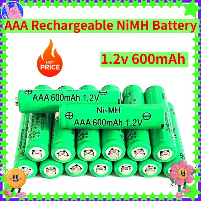 SUYIJIA AAA Ni-MH Akku 1,2 V 600 mAh in Grün - Bild 1