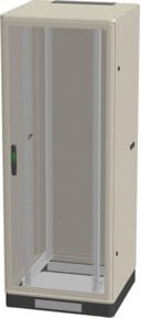 Enoc Standschrank 29 HE in Schwarz oder Beige aus Aluminium B/T/H: 80 x 80 x 150 cm - Bild 1