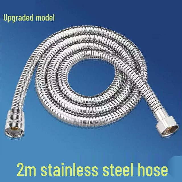 HomeHarmony Universelles Duschschlauch-Set aus 304 Edelstahl in Silber - Bild 1