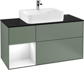 V&B Finion Waschtischunterschrank mit Wandbeleuchtung, Breite: 120 cm, Tiefe: 50,1 cm, Höhe: 50,1 cm, lackiert - Bild 1