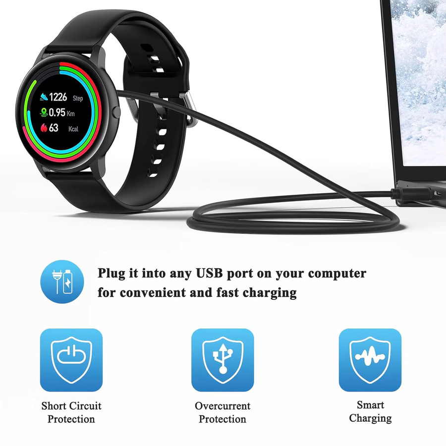 Xiaomi Ladegerät für Haylou Solar LS05, Schwarz - Bild 1