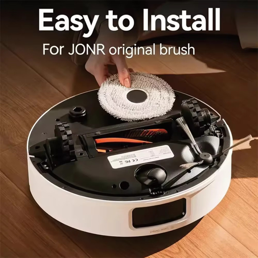 JONR Ersatzteil-Set für P20 PRO und T5 Pro Roboter-Staubsauger mit Hauptseitenbürste, Hepa-Filter, Mopptüchern, Mopp-Pads und Staubbeuteln - Bild 3