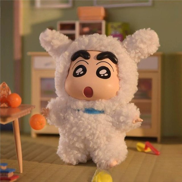 Yiran toy 1 Crayon Shin-Chan Kostümparty-Serie Vinylpuppe Actionfigur weiß - Bild 1