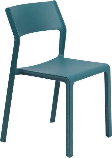 Nardi Trill Bistrostuhl aus Fiberglas in Blau und Türkis - Bild 1