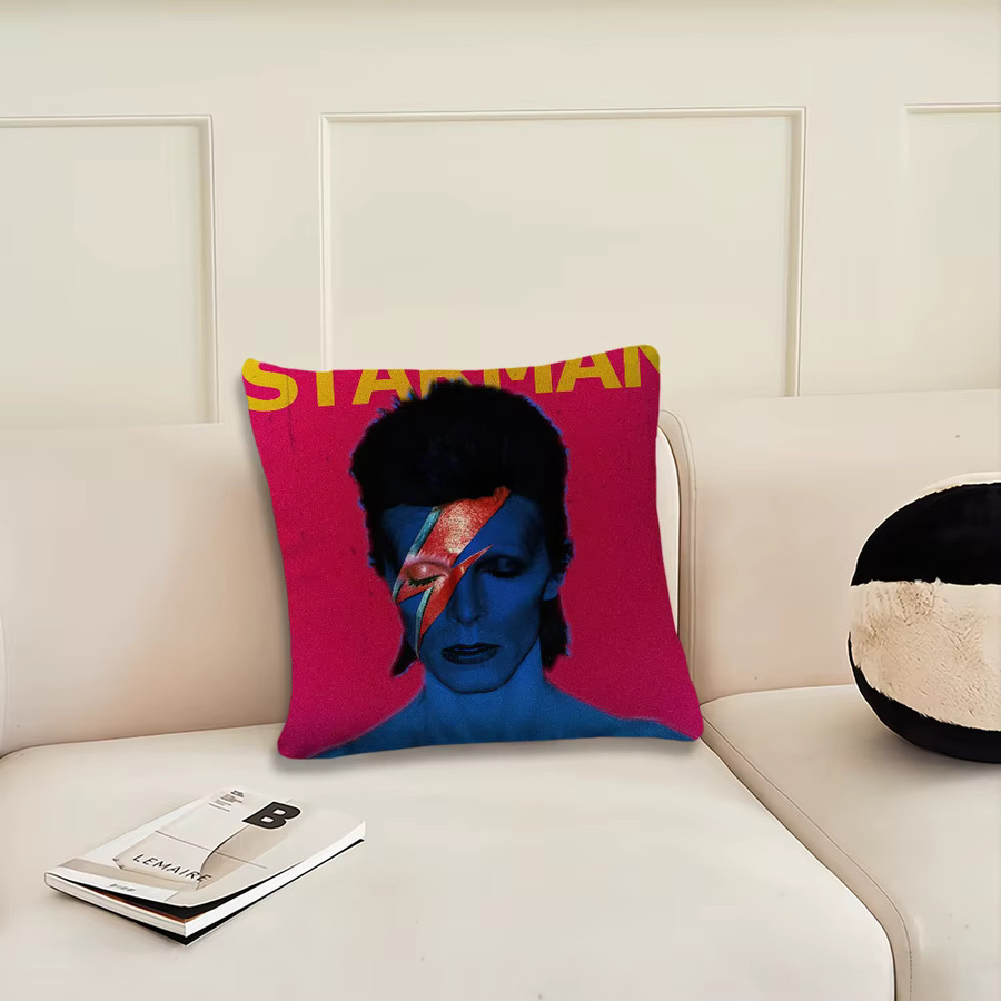 Sänger S-David B-Bowie Kissenbezug für Sofa und Dekoration - Bild 5