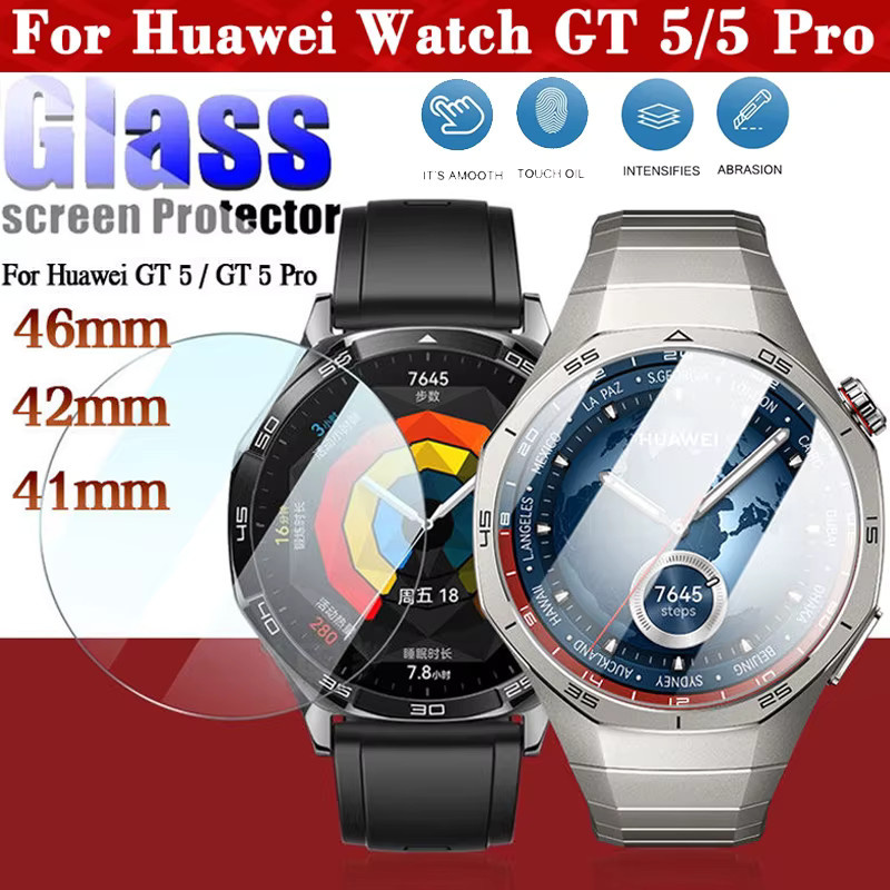 Huawei Uhrenschutzfilm, Glas, transparent, für GT 5 4 41mm 46mm GT5 Pro - Bild 2