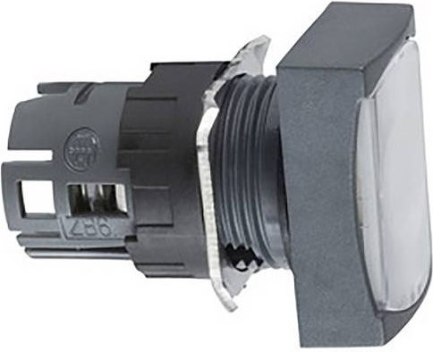 Schneider Electric ZB6DW1 Leuchtdrucktaster-Frontelement in Schwarz aus Kunststoff - Bild 1