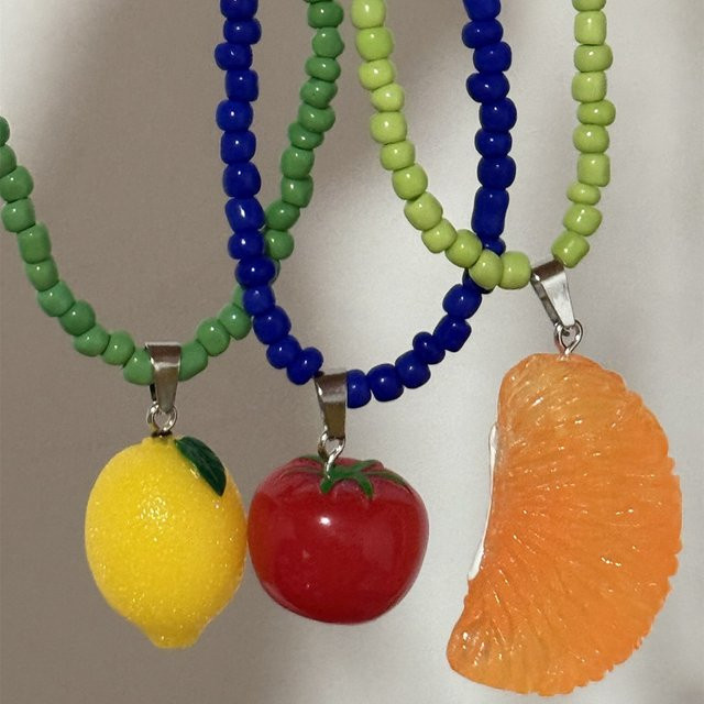 Perlenkette immixlot, bunt, Damen - Bild 1