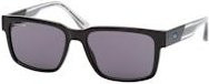 Lacoste L 6104S Sonnenbrille, Quadratisch, Vollrand, Kunststoff, Herren, Schwarz, Grau - Bild 1