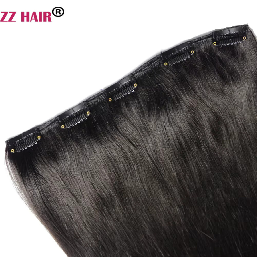 ZZHAIR Remy-Haarverlängerung Clip-in, 70 g, glatt, 40,6–50,8 cm - Bild 3