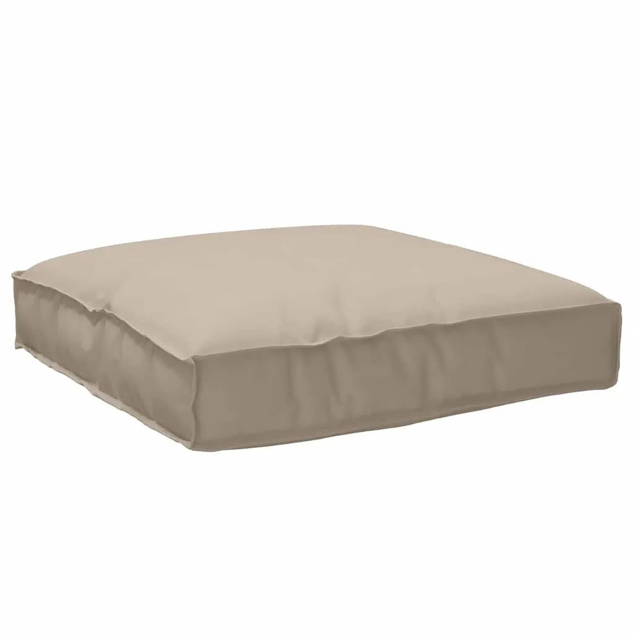 vidaXL Kissen in Taupe aus Oxford-Stoff, B/T/H: 80 x 80 x 12 cm - Bild 2
