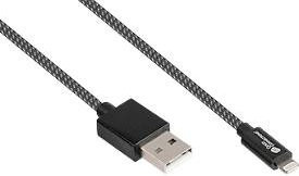 Good Connections USB-A auf Lightning Ladekabel und Datenkabel für iPhone, iPad und iPod, MFi-zertifiziert, 12 W, schwarz, Länge: 0,5 m - Bild 1