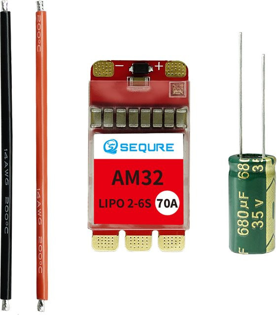 SEQURE 2670 Brushless ESC 2-6S 70A Firmware BLHeli_32 / AM32, Zubehör - Bild 1
