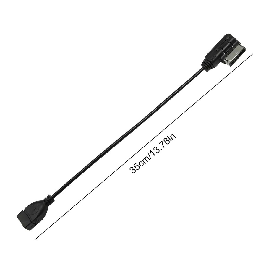 USB zu AUX Adapter Kabel für Audi MMI AMI Schnittstellen in Schwarz - Bild 6