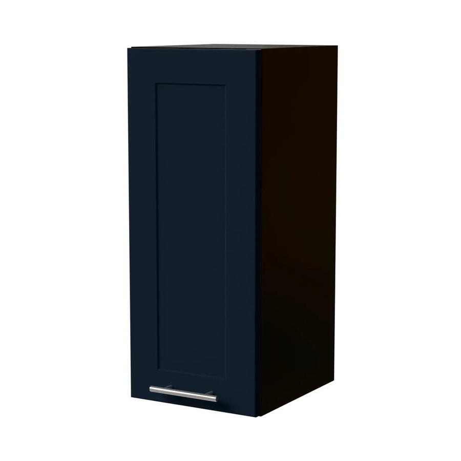 Feldmann-Wohnen Hängeschrank Oslo Küchenschrank Schwarz Indigo Matt B: 30 cm, T: 32,5 cm, H: 72 cm - Bild 2