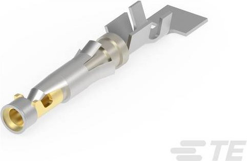 TE Connectivity 66100-4 Steckverbinder aus Messing in Silber auf einer vollständigen Rolle - Bild 1