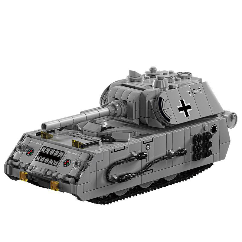 DBPALY Panzerkampfwagen VIII Maus Panzer Modell Bausteine Zweiter Weltkrieg - Bild 2