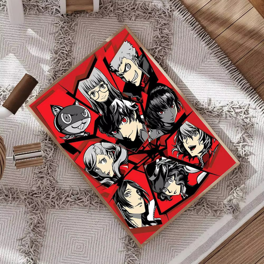 Rastar Persona 5 Whitepaper Poster, wasserfester Papieraufkleber in Weiß für Wandgestaltung und ästhetische Kunst - Bild 4