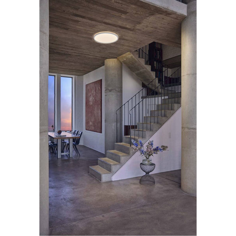 LEDVANCE Orbis LED Deckenleuchte aus Kunststoff in Weiß, H: 2,7 cm, B: 23,5 cm - Bild 2