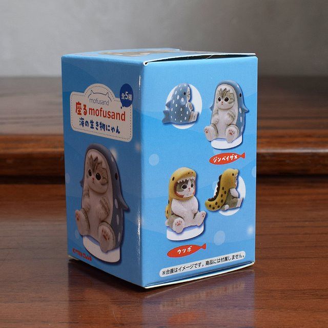 Mofusand Cats Pretend Marine Organism Blind Box Sammelfiguren mit Oktopus, Pinguin und Otter in Multicolor - Bild 1
