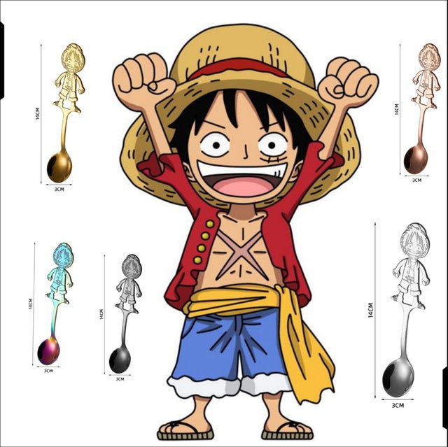 Bandai Anime-Charakter Mini-Löffel aus Edelstahl 304 für Dessert und Kaffee - Bild 1