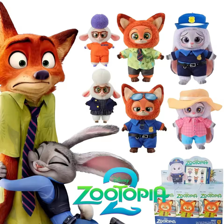 Bandai Disney Zootopia Blind Überraschungsbox, Judy Nick, Vinyl-Plüschfigur, Einzelfigur - Bild 4