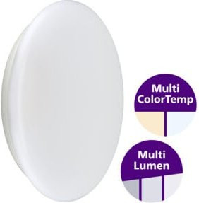 Philips Lighting LED-Wand- und Deckenleuchte ML, MC, Sensor WL060V in Weiß mit Bewegungssensor, 22W und 2200lm - Bild 1