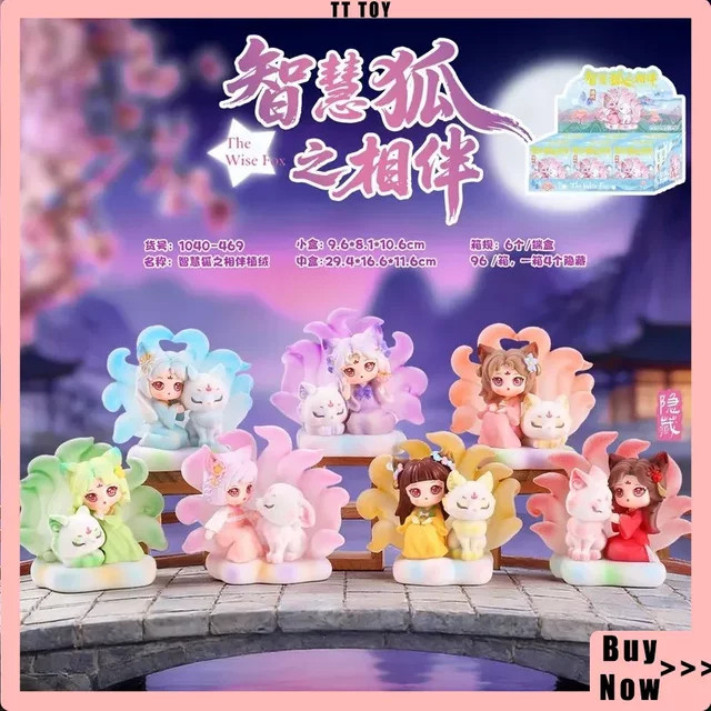 52TOYS Weisheit Neun-Schwänzige Begleiter-Serie Blindbox, Mini-Puppe - Bild 1