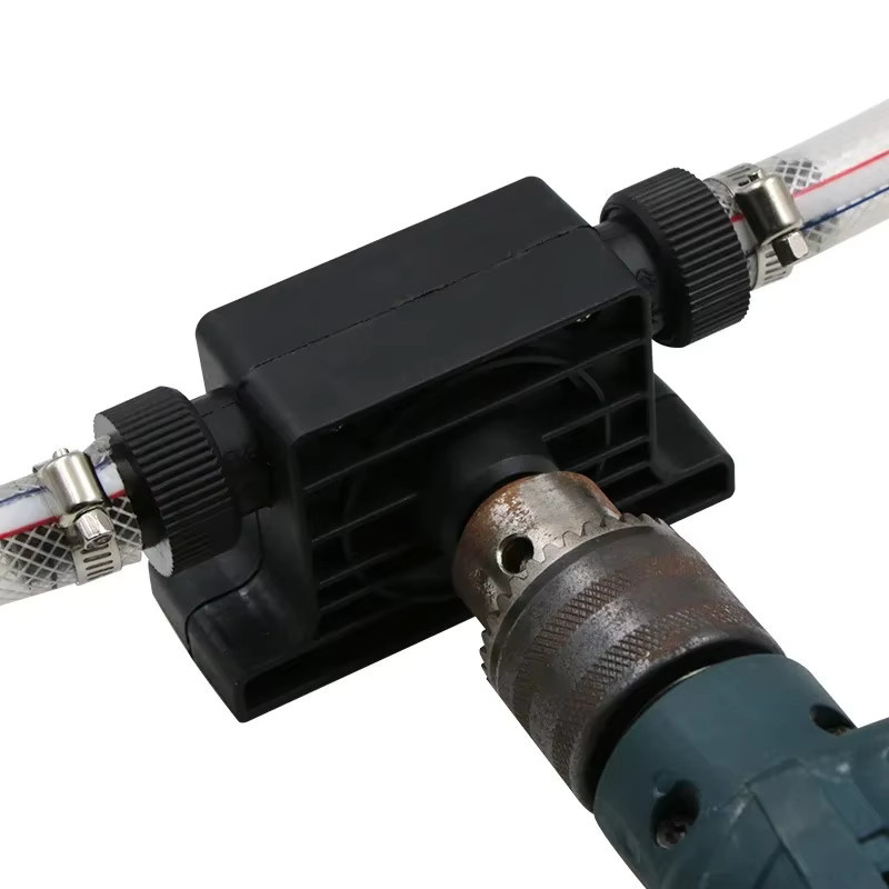 Tragbare elektrische selbstansaugende Tauchpumpe in Schwarz für Haus und Garten - Bild 5
