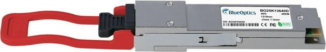 BlueOptics BO25K13640D QSFP Transceiver kompatibel mit Juniper QSFPP-40GBASE-ER4, 40GBASE-ER4 Singlemode Fiber, LC-Duplex, 1310nm, 40KM, DDM - Bild 1