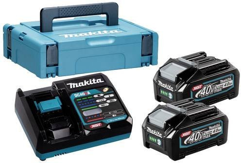 Makita Power Source-Kit 40V max. mit 2 x 4,0 Ah Akkus und Ladegerät 191J97-1 - Bild 1