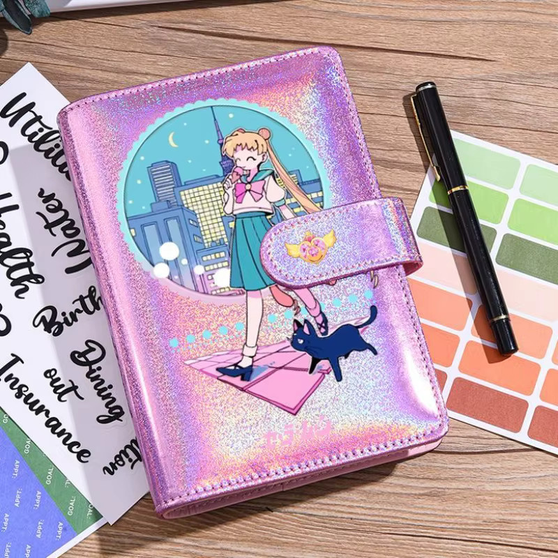 Bandai Sailor Moon Tsukino Rabbit Laser Notizbuch mit Hardcover und Loseblatt-System, Multicolour - Bild 2