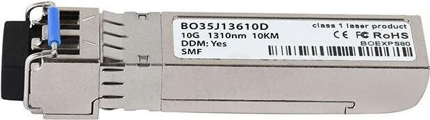 Korenix SFP+ Transceiver SFP10GLR20D BlueOptics BO35J13610D, LC-Duplex, 10GBASE-LR, Singlemode Fiber, 1310nm, 10KM, Farbe: Silber - Bild 1