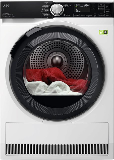 AEG Lavatherm Serie 9000X Wärmepumpentrockner TR9XW80889 in Weiss mit WiFi und App-Steuerung - Bild 1