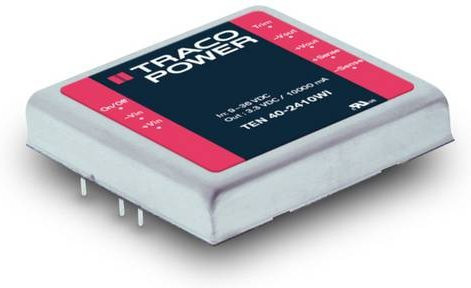 TracoPower TEN 40-2413WI DC/DC-Wandler Print 24 V/DC auf 15 V/DC 2.67A 40W Farbe: Silber - Bild 1