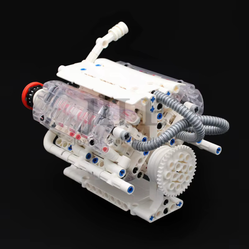Moc Technology Mechanical Group V6 Motorgeschwindigkeiten Sequential Gearbox, Bausteine, Fahrzeuge - Bild 2
