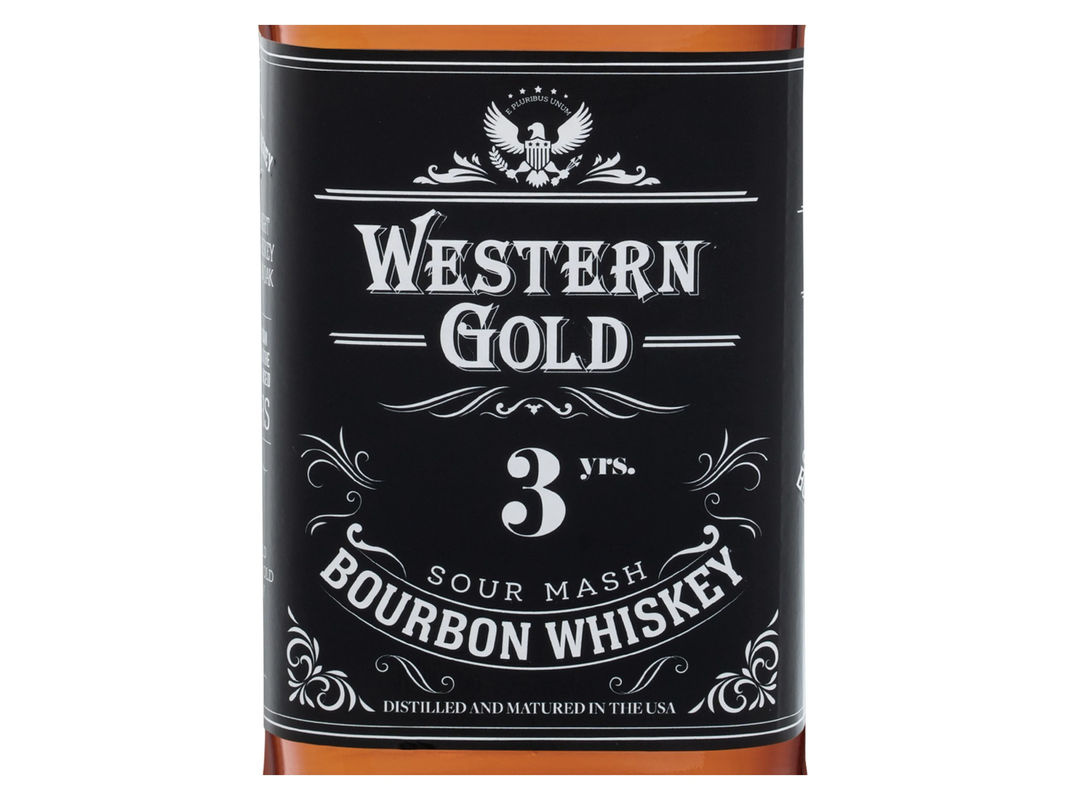 Western Gold Bourbon Whiskey USA 0,7 l - Bild 2