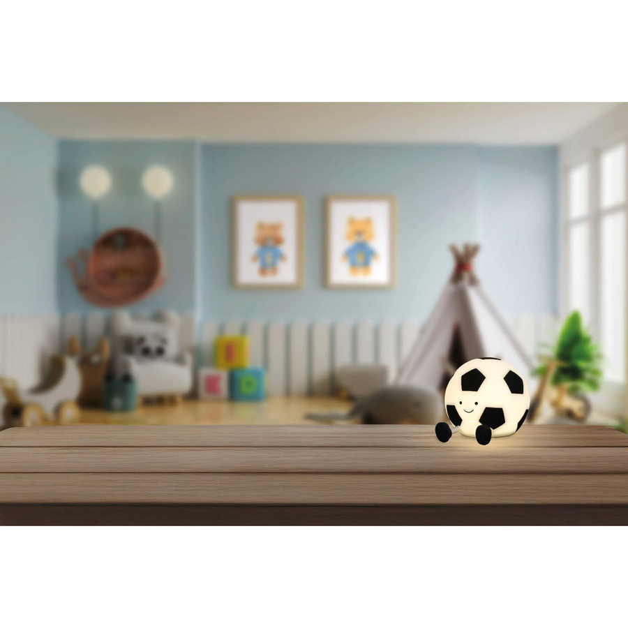 FH Lighting Nachtlicht Kalle Fussball in Multicolour mit LED, Timer und Dimmer für das Kinderzimmer - Bild 3